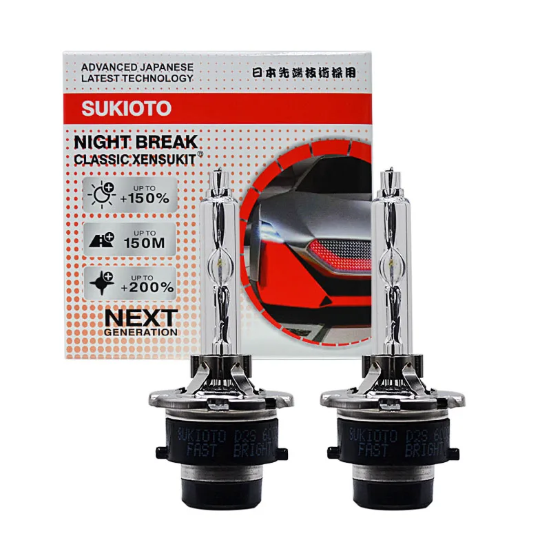 2 шт. SUKIOTO CLASSIC XENSUKIT ксеноновая лампа 90981-20005 90981-20008 90981-20013 90981-20029 D2S D4S 35 Вт HID лампа для Toyota Lexus
2 шт. SUKIOTO CLASSIC XENSUKIT ксеноновая лампа 90981-20005 90981-20008 90981-20013 90981-20029 D2S D4S 35 Вт HID лампа для Toyota Lexus