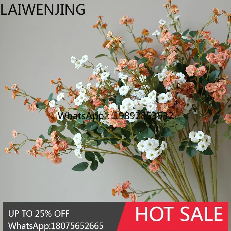 B1 rose simulation flower light luxury high-end dining table floral ornament
B1 rose simulation flower light luxury high-end dining table floral ornament