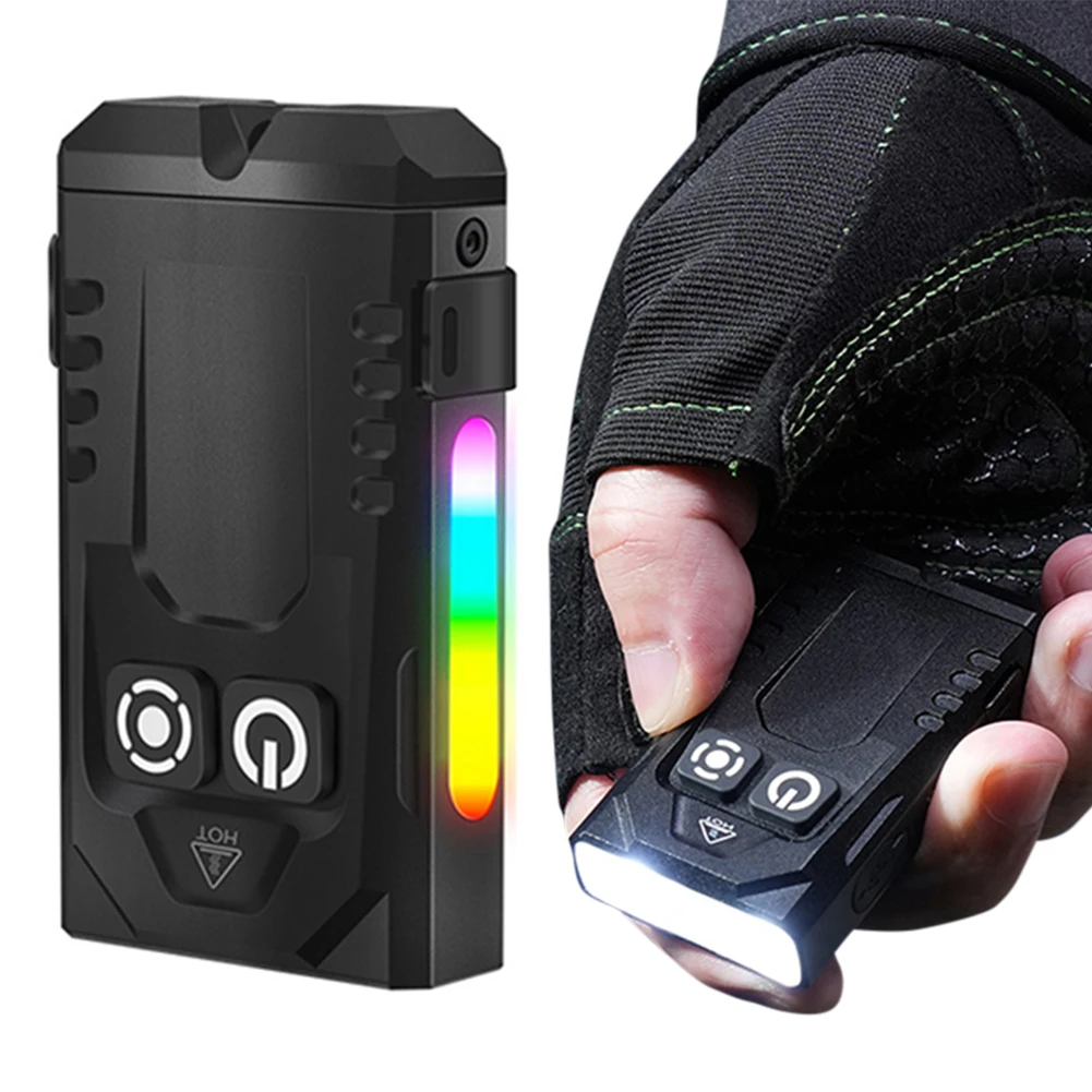 RGB Super Bright Torch 365nm UV Light Camping Pocket Lantern Type-C Charging Emergency Work Light for Outdoor Camping Hiking
RGB Super Bright Torch 365nm UV Light Camping Pocket Lantern Type-C Charging Emergency Work Light for Outdoor Camping Hiking