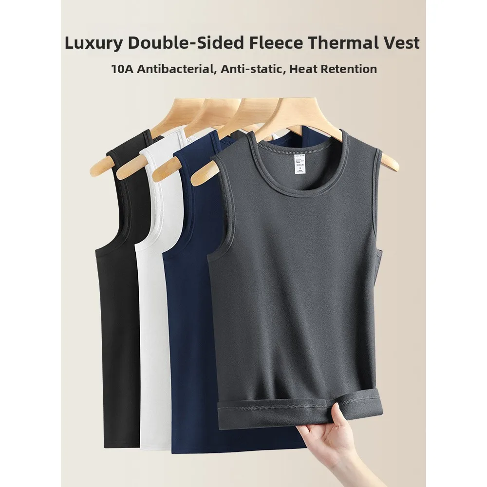 Men's Double-Sided Fce Wide oulder Vest Warmth Storage Autumn Winter Inner Wear Vest Stand Fit round Ne Casual Sle
Men's Double-Sided Fce Wide oulder Vest Warmth Storage Autumn Winter Inner Wear Vest Stand Fit round Ne Casual Sle