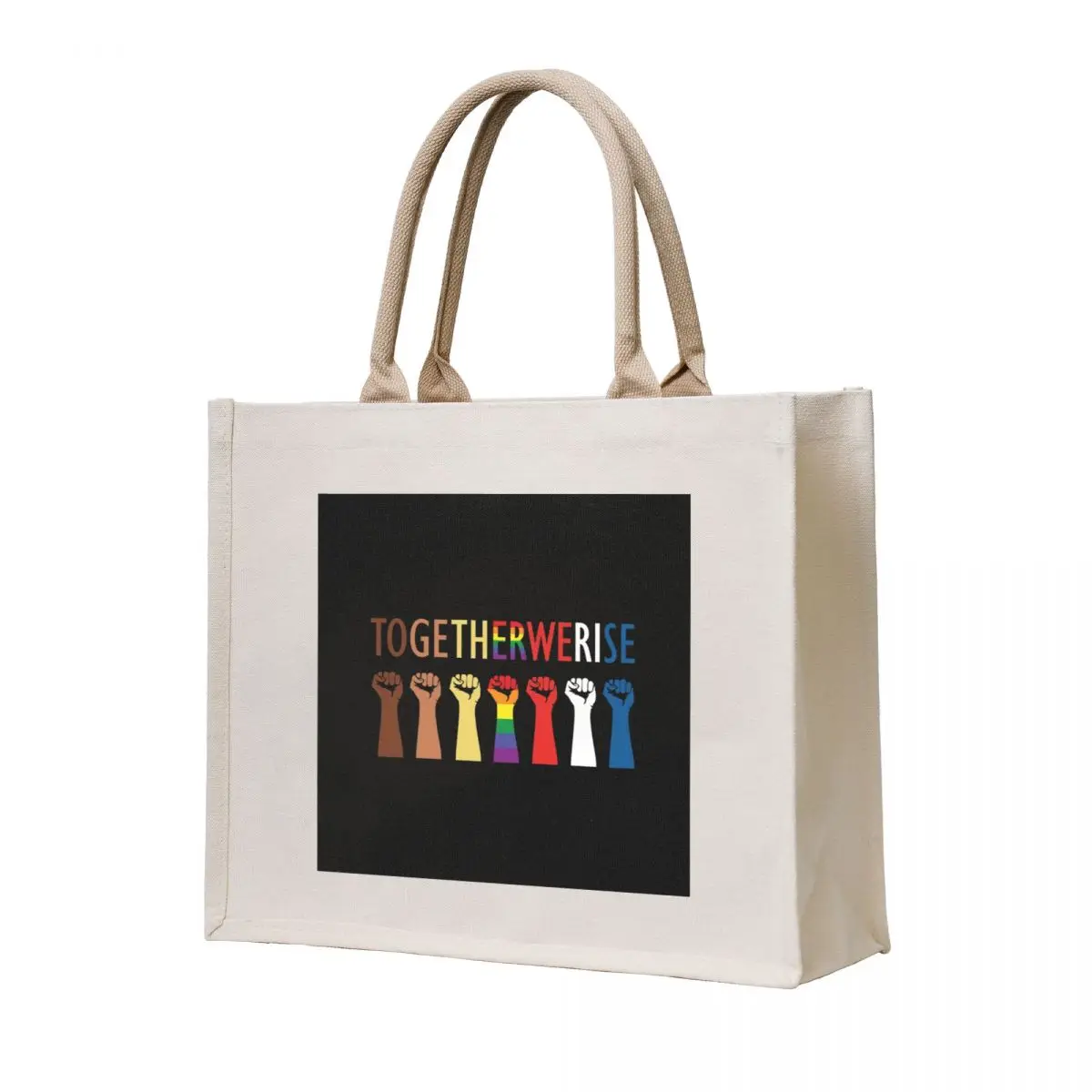 Together We Rise Unity Design Tote Bag tote bag canvas Shopper Women's shopper bag Beach 
Together We Rise Unity Design Tote Bag tote bag canvas Shopper Women's shopper bag Beach
