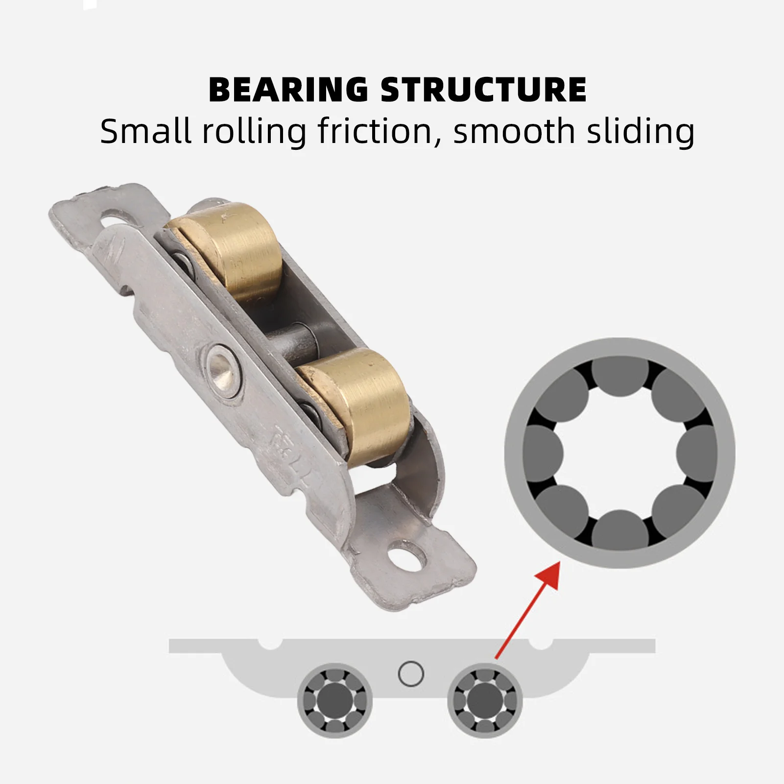 4PCS Sliding Patio Door Roller Assembly Stainless Steel Copper Ball Bearing Wheel Roller Assembly For Glass Door Flat Wheel
4PCS Sliding Patio Door Roller Assembly Stainless Steel Copper Ball Bearing Wheel Roller Assembly For Glass Door Flat Wheel