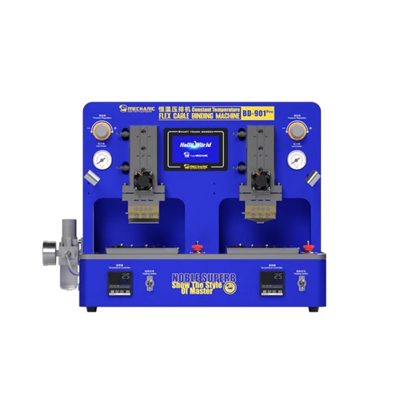Mechanic BD-901 Pro Thermostatic Flex Cable Bonding Machine Double Pressing Station For Mobile Phone LCD Cabling Pressing Repair
Mechanic BD-901 Pro Thermostatic Flex Cable Bonding Machine Double Pressing Station For Mobile Phone LCD Cabling Pressing Repair