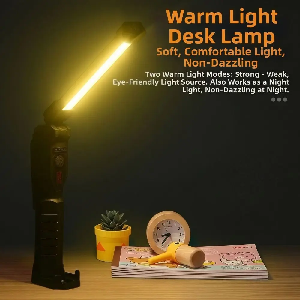 Профессиональный складной рабочий фонарь с USB-зарядкой, магнитным основанием, металлическим крючком, COB LED-лампой для осмотра и работы
Профессиональный складной рабочий фонарь с USB-зарядкой, магнитным основанием, металлическим крючком, COB LED-лампой для осмотра и работы