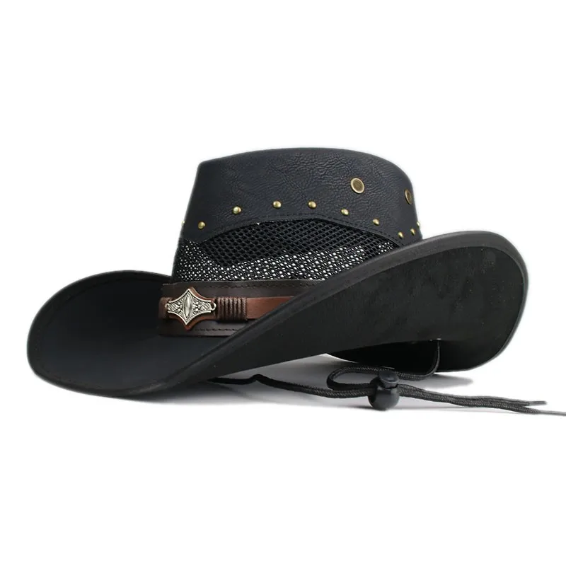 Vintage belts for men and women Quality leather large brimmed hats Cowboy sunshade
Vintage belts for men and women Quality leather large brimmed hats Cowboy sunshade