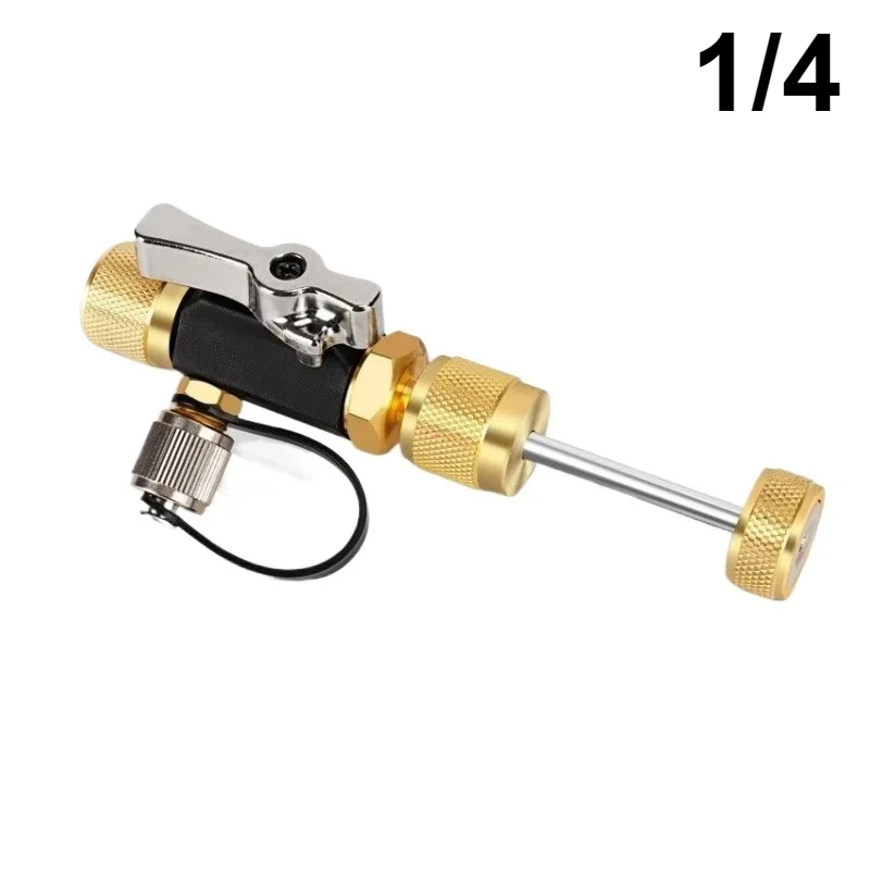 Valve Core Removal Tool Vacuum-Rated Valve Core Removal Tool Valve Core Disassembly R410A 5/16in Female Flare 1/4in Male Flare
Valve Core Removal Tool Vacuum-Rated Valve Core Removal Tool Valve Core Disassembly R410A 5/16in Female Flare 1/4in Male Flare