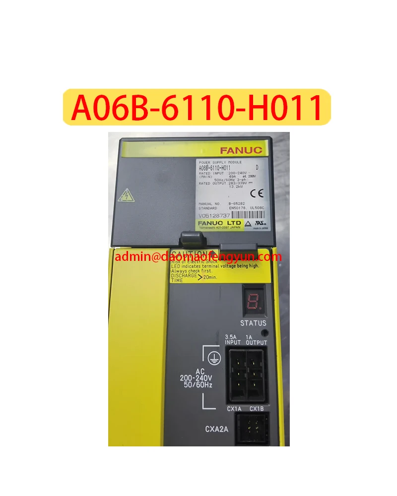 A06B-6110-H011 Second hand Drive A06B 6110 H011,Fast shipping
A06B-6110-H011 Second hand Drive A06B 6110 H011,Fast shipping