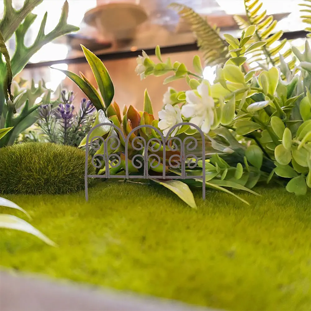 2Pcs Micro Landscape Vintage Iron Garden Fence Mini Yard Bonsai Decorative Fencing for Home Office Coffee Shop Easy Assembly
2Pcs Micro Landscape Vintage Iron Garden Fence Mini Yard Bonsai Decorative Fencing for Home Office Coffee Shop Easy Assembly