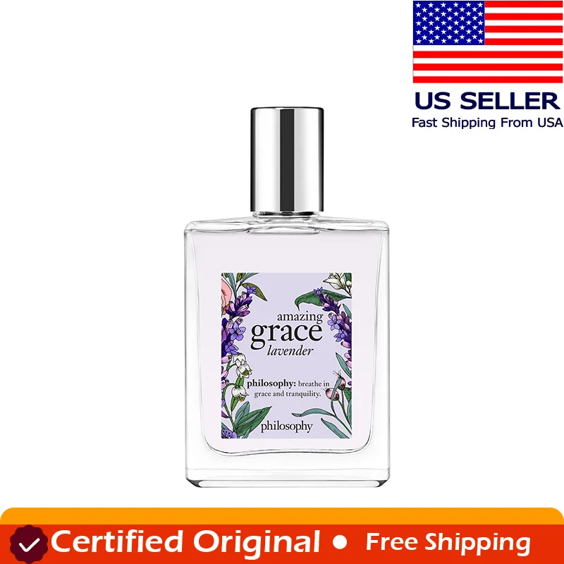 Original Philosophy Amazing Grace Lavender Eau De Toilette 60ml Long Lasting Fragrance Cologne Hair and Body Spray Birthday Gift
Original Philosophy Amazing Grace Lavender Eau De Toilette 60ml Long Lasting Fragrance Cologne Hair and Body Spray Birthday Gift