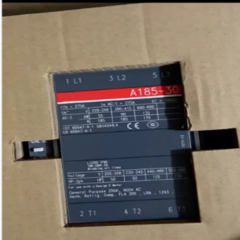 Совершенно новые оригинальные контакторы A63-30-11 A145-30-11 A185-30-11
Совершенно новые оригинальные контакторы A63-30-11 A145-30-11 A185-30-11