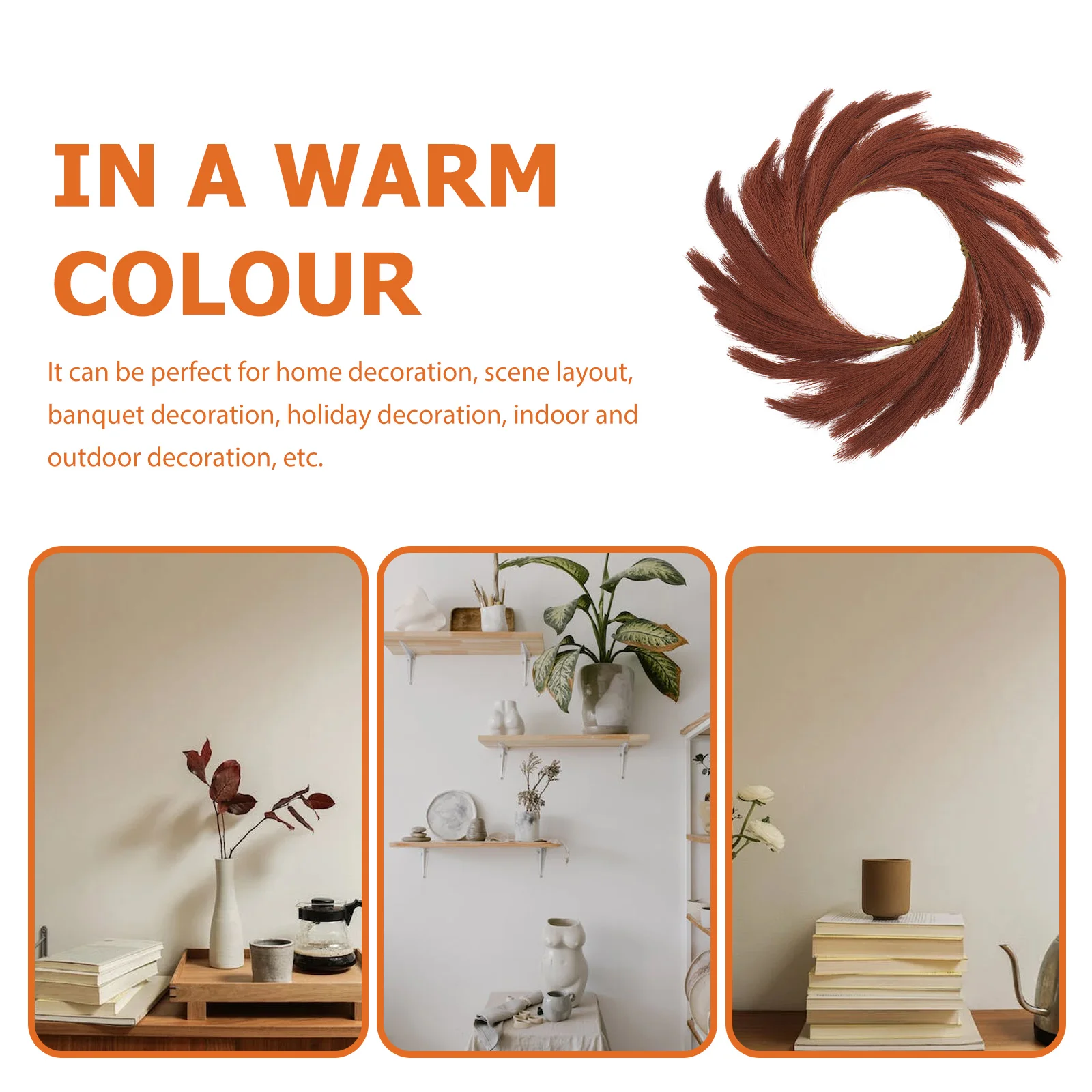 Foliage Artificial Garland Rustic Wreath Wall Hanging Wedding Brown Polyester Garlands
Foliage Artificial Garland Rustic Wreath Wall Hanging Wedding Brown Polyester Garlands
