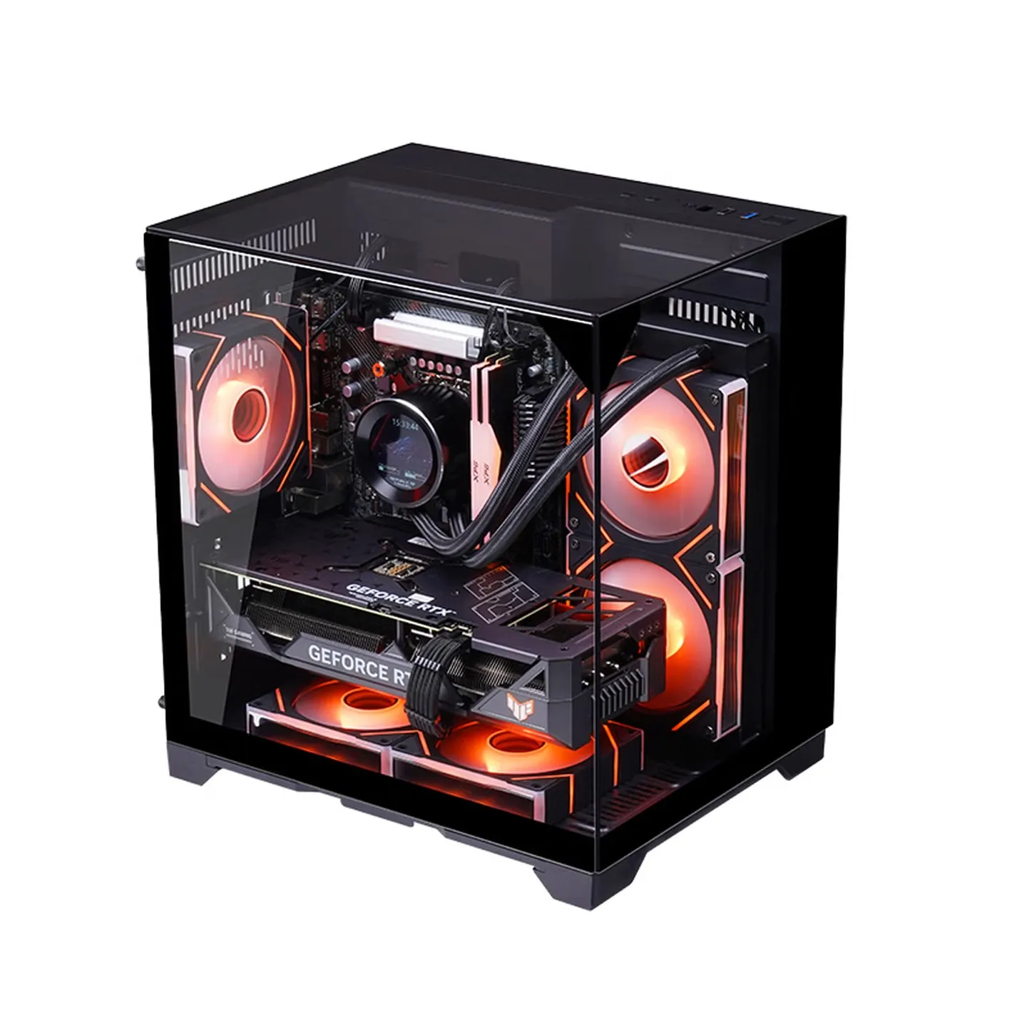 WJCOOLMAN Skyline S1 Ocean-view Room Computer Case with Panorama Side Lighting M-ATX Support 240 Water Cooling
WJCOOLMAN Skyline S1 Ocean-view Room Computer Case with Panorama Side Lighting M-ATX Support 240 Water Cooling
