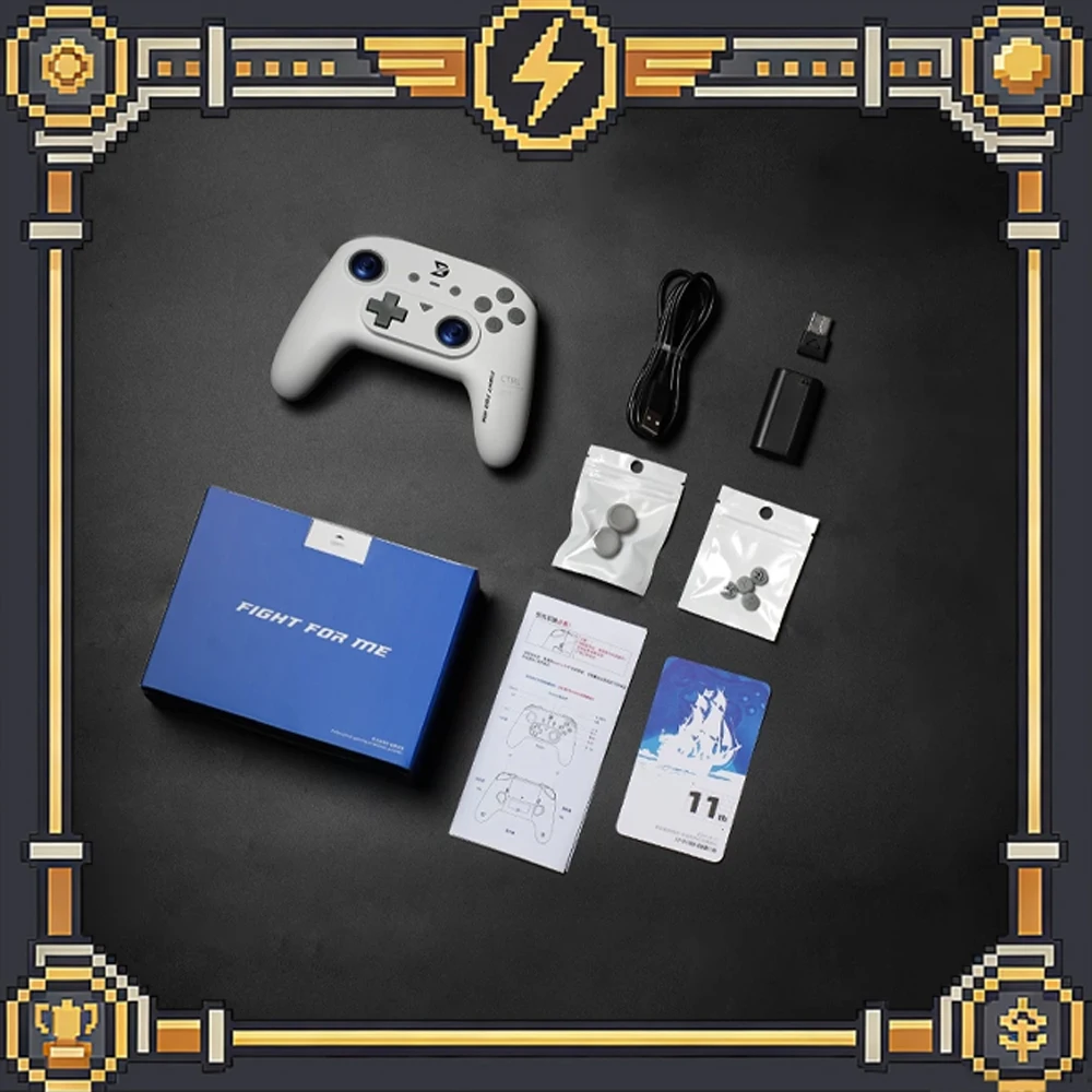ZD Shadow Wings Pro Gamepads Three Mode Wireless Hall Trigger Hall Joystick Modularized Game Pad For Phone/PC/NS
ZD Shadow Wings Pro Gamepads Three Mode Wireless Hall Trigger Hall Joystick Modularized Game Pad For Phone/PC/NS