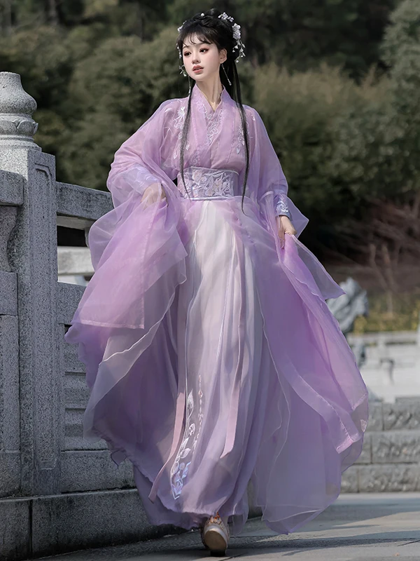 Original Xi Zhi Jin【Xian Feng】Improved Fairylike Hanfu Women's Daily Light Spring Summer Straight Skirt Sle Ancient Chinese...
Original Xi Zhi Jin【Xian Feng】Improved Fairylike Hanfu Women's Daily Light Spring Summer Straight Skirt Sle Ancient Chinese...