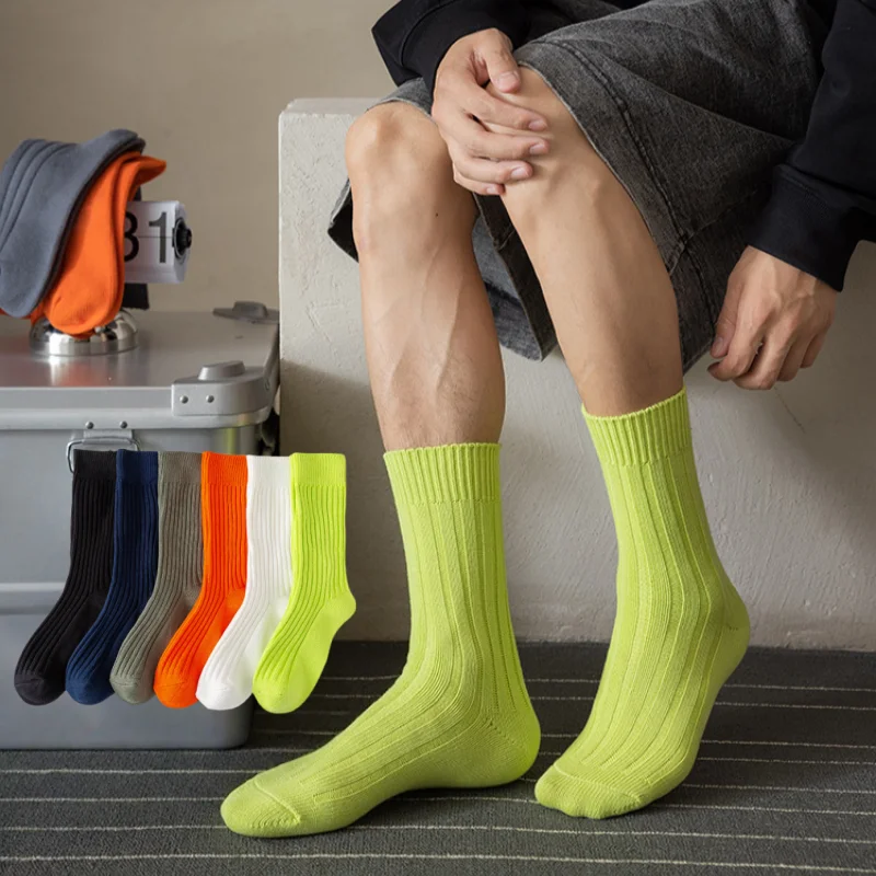 1 пара винтажных носков унисекс, 2 варианта: обычные и толстые однотонные хлопковые вязаные спортивные носки для пар для мужчин и женщин EU36-44
1 пара винтажных носков унисекс, 2 варианта: обычные и толстые однотонные хлопковые вязаные спортивные носки для пар для мужчин и женщин EU36-44