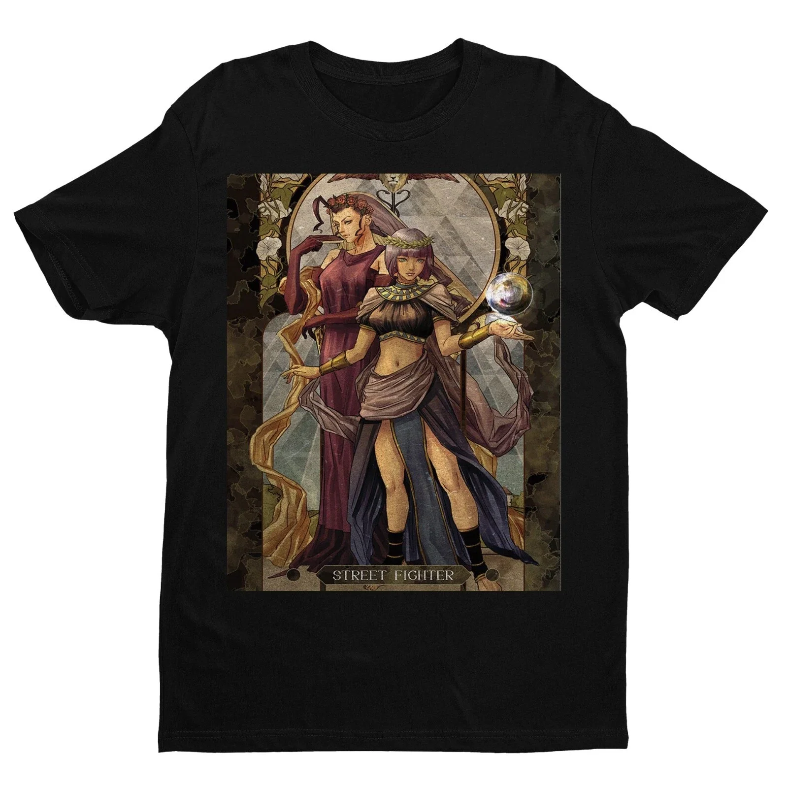 Menat & Rose Street Fighting Tarot Card Graphic Printing Summer Luxury Brand Cotton Men's and Women's T-Shirts Short Sleeves
Menat & Rose Street Fighting Tarot Card Graphic Printing Summer Luxury Brand Cotton Men's and Women's T-Shirts Short Sleeves