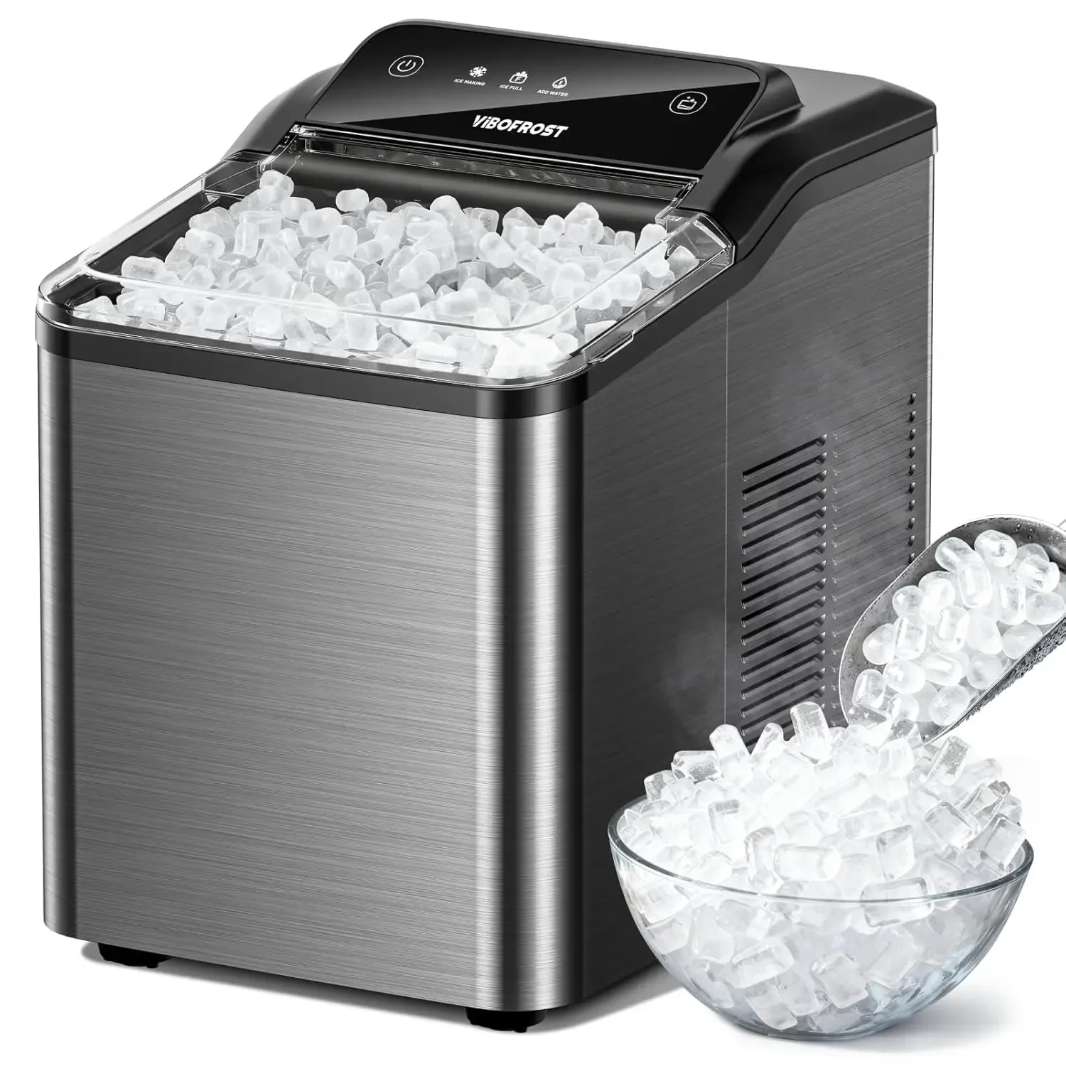 Countertop Ice Maker Pebble Ice Machine Self Cleaning System Portable Ice Home Kitchen Rv Cleaning Packets
Countertop Ice Maker Pebble Ice Machine Self Cleaning System Portable Ice Home Kitchen Rv Cleaning Packets