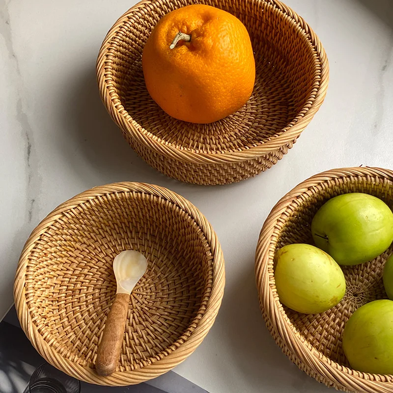 Wholesale Vietnamese Rattan Candy Tray Set 3-Piece Snack Bowls for Fruits Nuts Entryway Decor Handwoven Mini Storage Organizer
Wholesale Vietnamese Rattan Candy Tray Set 3-Piece Snack Bowls for Fruits Nuts Entryway Decor Handwoven Mini Storage Organizer