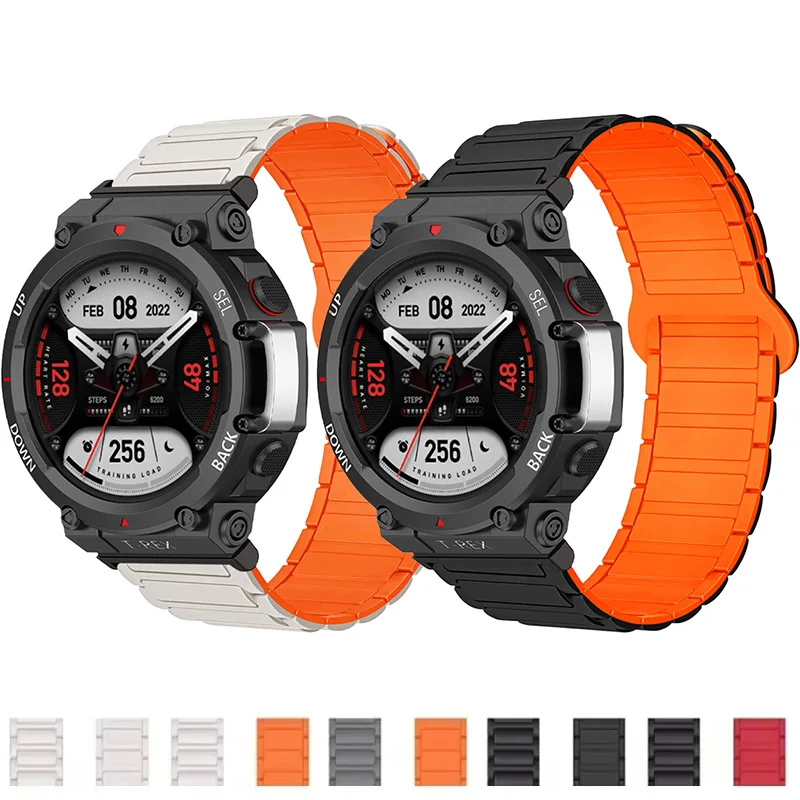 Силиконовый ремешок для умных часов Amazfit T-REX 3, ремешок для часов T-Rex2, спортивный ремешок с магнитной петлей для Amazfit T-REX/T-REX 2 Ultra
Силиконовый ремешок для умных часов Amazfit T-REX 3, ремешок для часов T-Rex2, спортивный ремешок с магнитной петлей для Amazfit T-REX/T-REX 2 Ultra