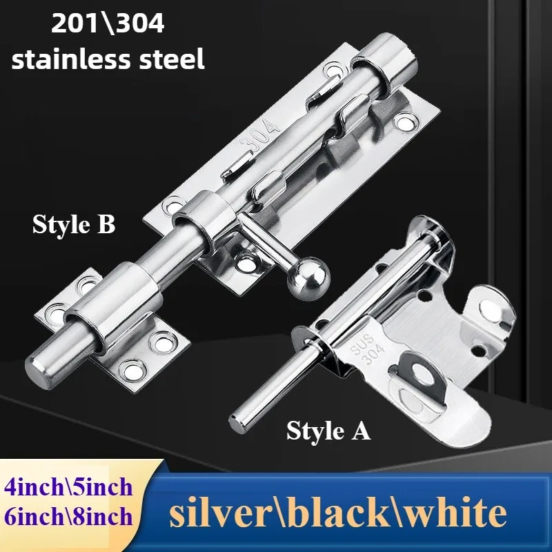 Дверная защелка из нержавеющей стали, твердые раздвижные болты, защелка, домашняя фурнитура, безопасный дверной замок для туалета, 1 шт.
Дверная защелка из нержавеющей стали, твердые раздвижные болты, защелка, домашняя фурнитура, безопасный дверной замок для туалета, 1 шт.