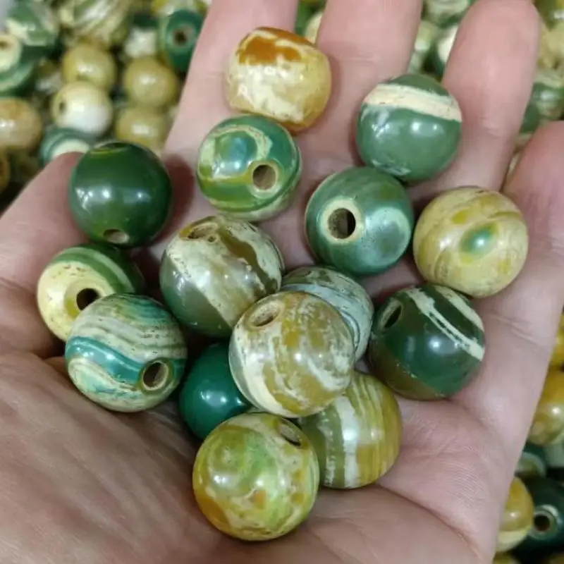 20mm Tibetan Old Agate Beads For Jewelry Making Diy Bracelet Beaded Necklace Charms Green Weathered Agate Round Bead Accessories
20mm Tibetan Old Agate Beads For Jewelry Making Diy Bracelet Beaded Necklace Charms Green Weathered Agate Round Bead Accessories