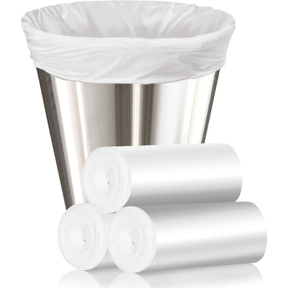 100 Count, 4 Gallon Clear Small Trash Bags - Unscented for Wastebaskets, Kitchen, Bathroom, and Cleaning
100 Count, 4 Gallon Clear Small Trash Bags - Unscented for Wastebaskets, Kitchen, Bathroom, and Cleaning