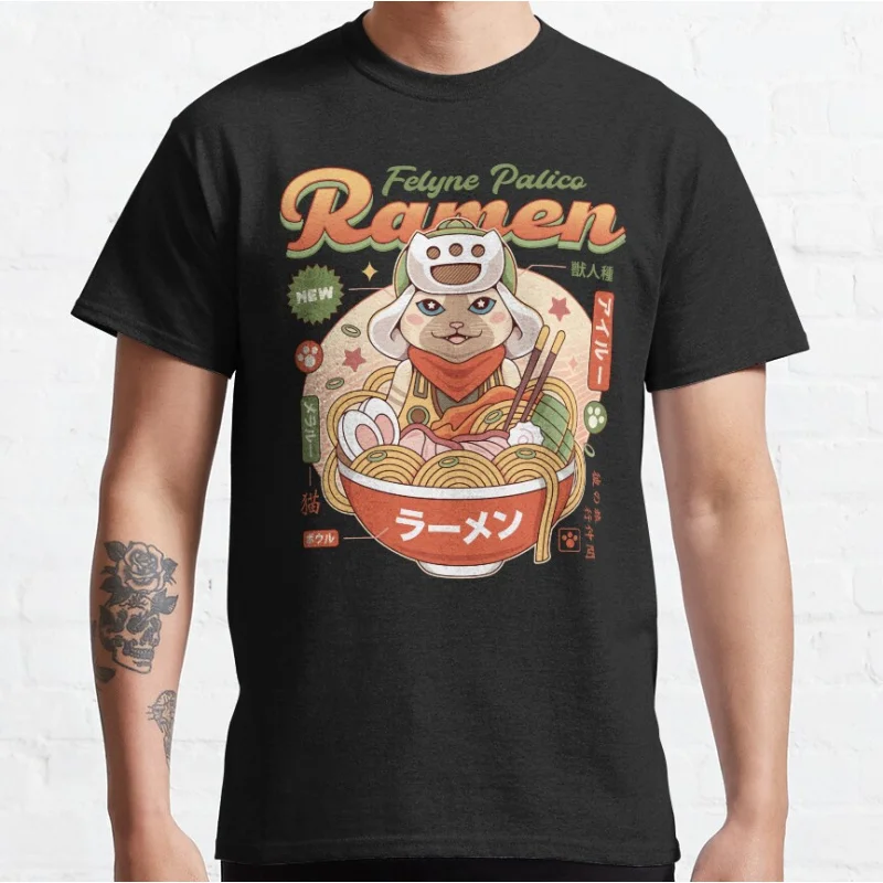 Felyne Palico Ramen 80s Vintage Monster hunter world Video game MHW graphic t shirts large size tops S-6xl
Felyne Palico Ramen 80s Vintage Monster hunter world Video game MHW graphic t shirts large size tops S-6xl