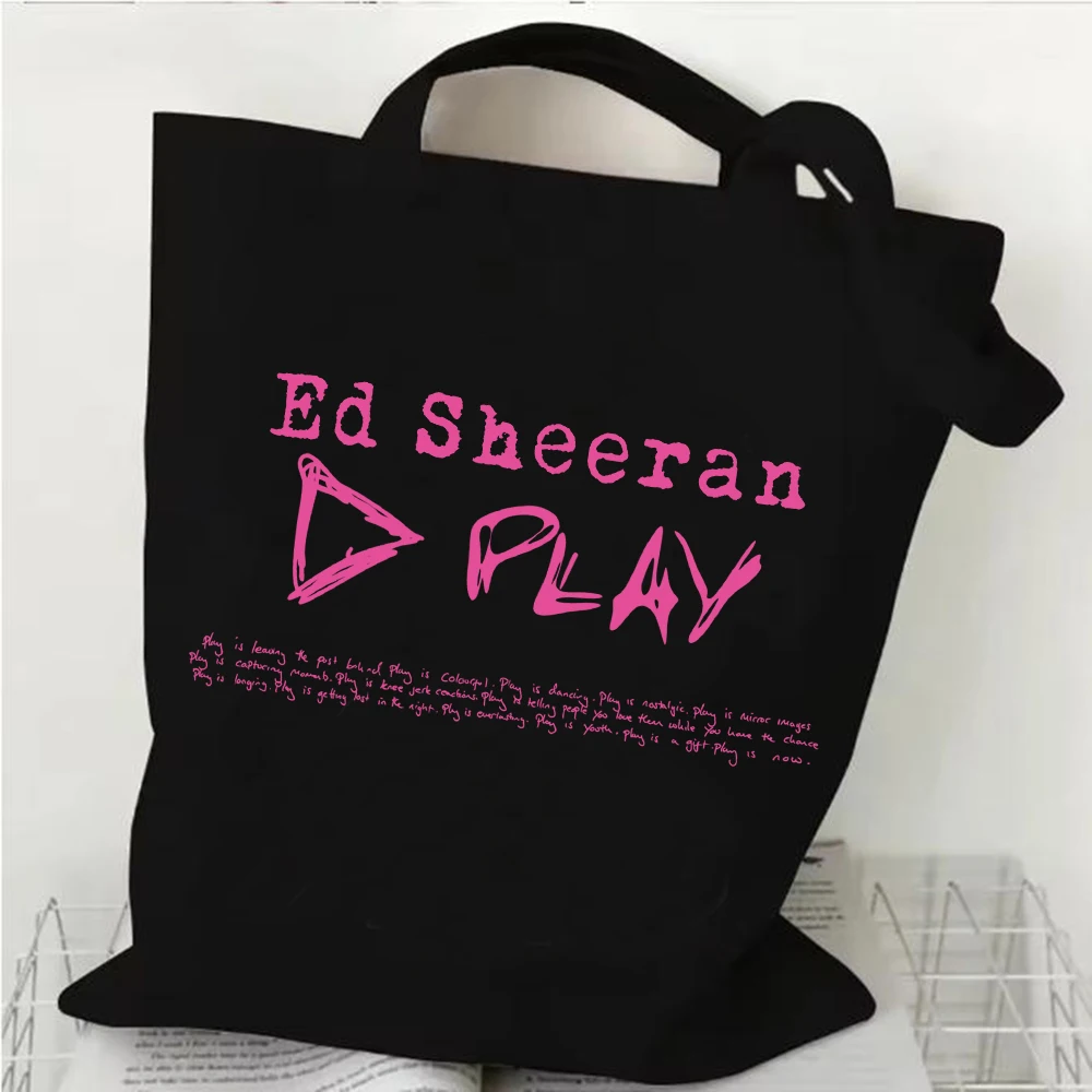 Ed Sheeran Play Tour 2025 Shopping Bag Girl Hiphop Canvas Shopper Tote Bags for Fans Gift
Ed Sheeran Play Tour 2025 Shopping Bag Girl Hiphop Canvas Shopper Tote Bags for Fans Gift
