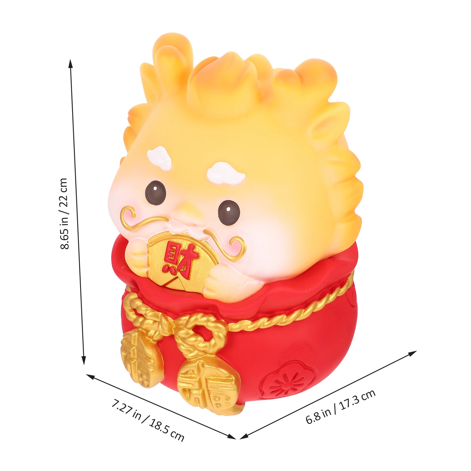 1pc Cute Dragon Piggy Bank Vinyl Coin Saving Jar Desktop Decorative Ornament Bedroom Study Lucky Gift Zodiac
1pc Cute Dragon Piggy Bank Vinyl Coin Saving Jar Desktop Decorative Ornament Bedroom Study Lucky Gift Zodiac