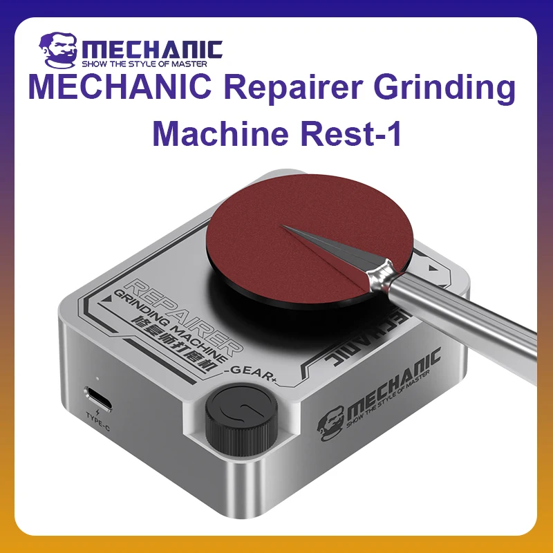 MECHANIC OFFICIAL Rest-1 Repairer Grinding Machine Multi Function Grinder Type-C Tweezers Blades Plier Polishing Repairing Tool
MECHANIC OFFICIAL Rest-1 Repairer Grinding Machine Multi Function Grinder Type-C Tweezers Blades Plier Polishing Repairing Tool