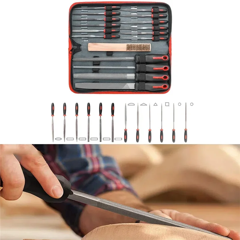 ABKW-For Metal Hand Files Set 16Pcs Double Pattern Files Brush Steel Large Small Files For Metal File Work On Wood Files
ABKW-For Metal Hand Files Set 16Pcs Double Pattern Files Brush Steel Large Small Files For Metal File Work On Wood Files