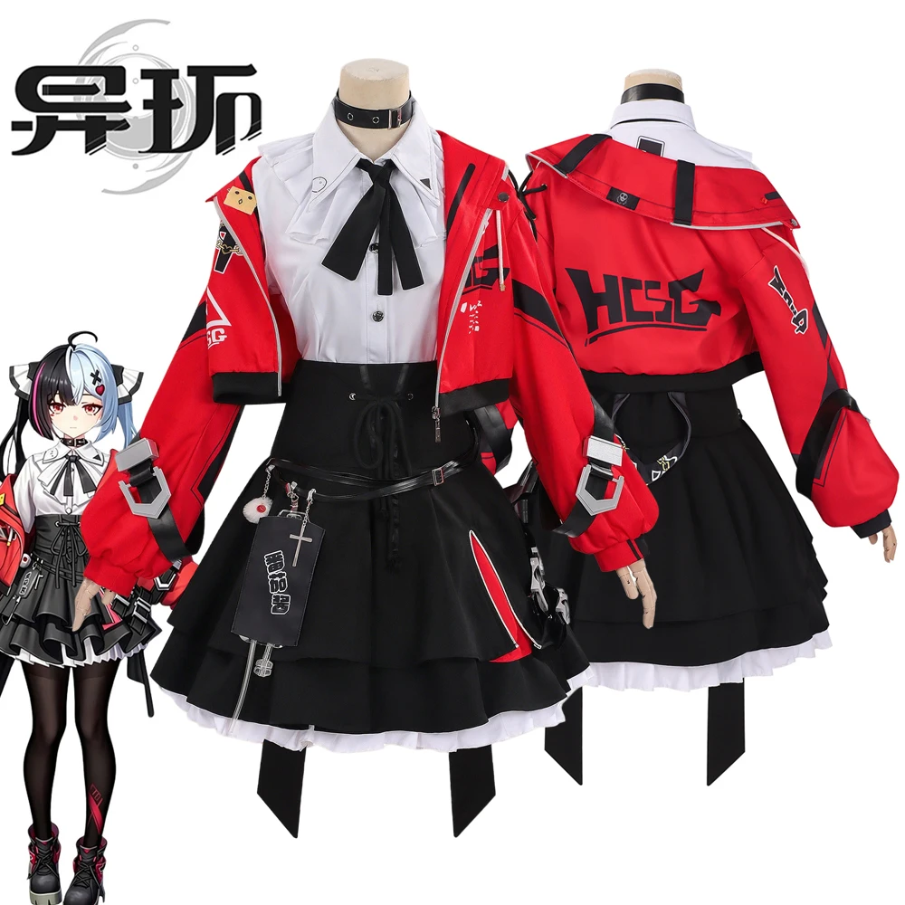 Game Neverness to Everness NTE Lacrimosa Cosplay Costume Women Shirt Skirt Coat Full Set Stage Uniform Halloween Clothes
Game Neverness to Everness NTE Lacrimosa Cosplay Costume Women Shirt Skirt Coat Full Set Stage Uniform Halloween Clothes