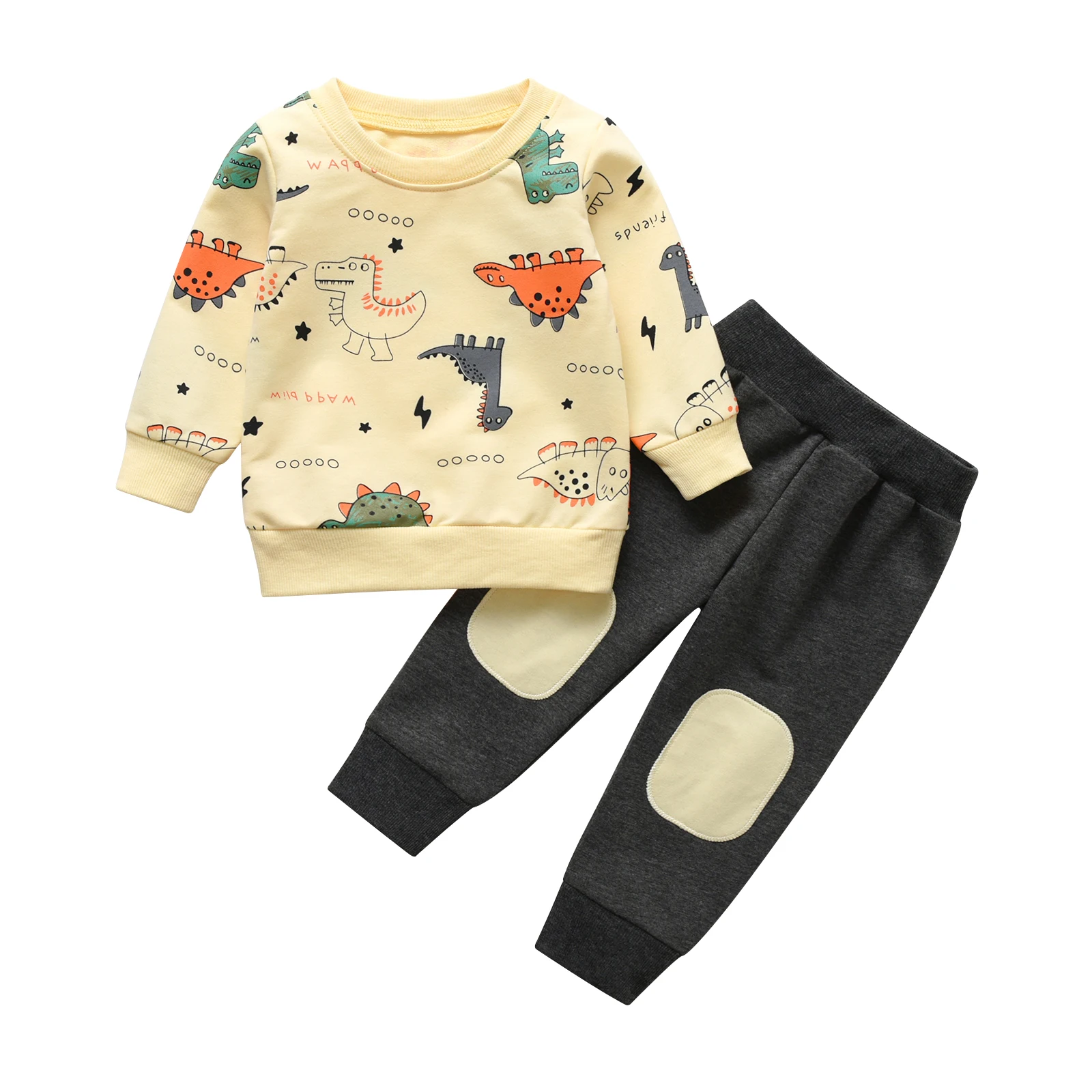 Dinosaur Printed Sweatshirts Clothes Set Child New Hoodies + Trousers Toddler Kids Baby Boys Casual Fashion Cartoon Tracksuits
Dinosaur Printed Sweatshirts Clothes Set Child New Hoodies + Trousers Toddler Kids Baby Boys Casual Fashion Cartoon Tracksuits