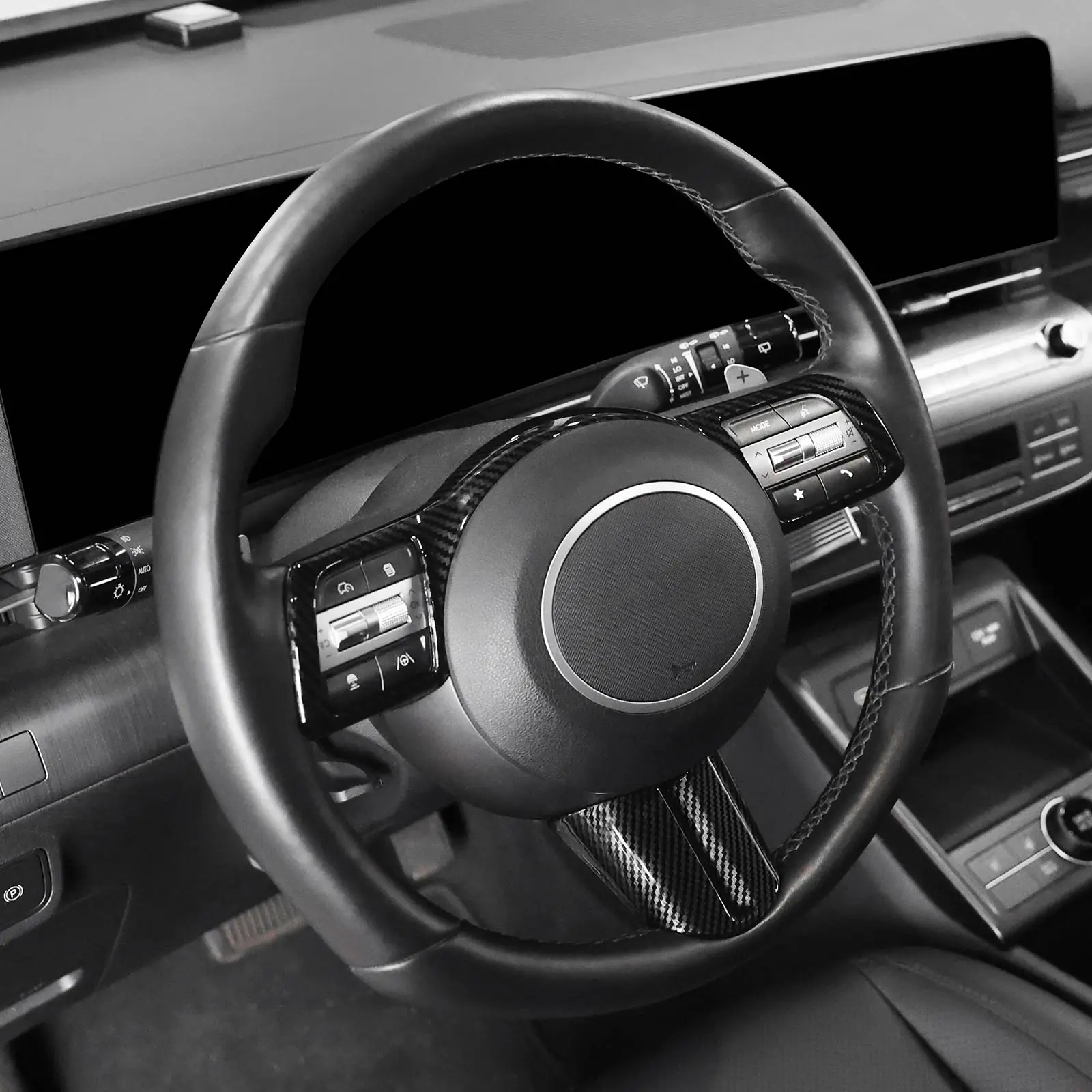 For Hyundai Kona 2024 Steering Wheel Buttons Decoration Frame Cover Trim Car Styling Carbon Wood Interior Accessories Decals
For Hyundai Kona 2024 Steering Wheel Buttons Decoration Frame Cover Trim Car Styling Carbon Wood Interior Accessories Decals