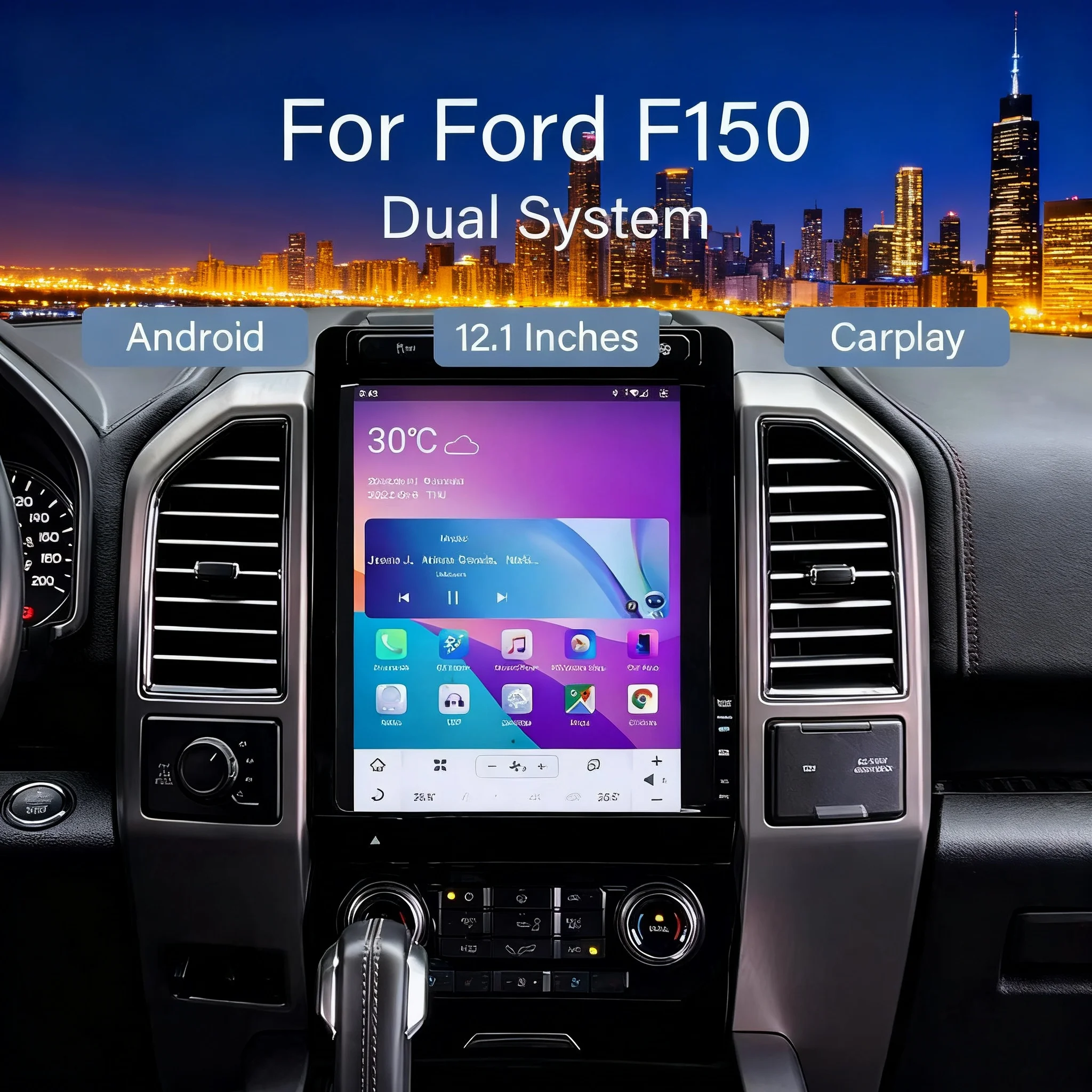 12,1-дюймовый для Ford Raptor F150 2015 2016 2017 2018-2021 Android AUTO CarPlay Мультимедийная навигация Автомобильный GPS Navi Радио головное устройство
12,1-дюймовый для Ford Raptor F150 2015 2016 2017 2018-2021 Android AUTO CarPlay Мультимедийная навигация Автомобильный GPS Navi Радио головное устройство