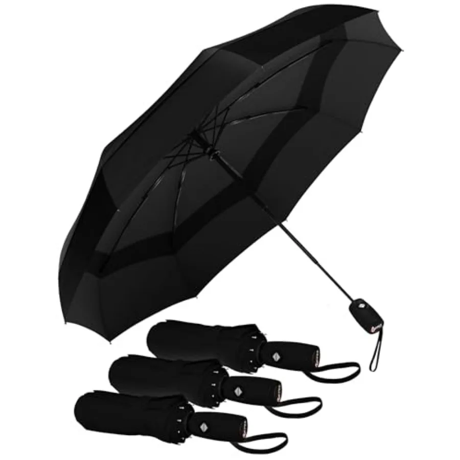 Repel Windproof Travel Umbrella - Compact and Withstands Winds up to 100MPH, Strongest Premium Auto Folding Umbrella for Rain a
Repel Windproof Travel Umbrella - Compact and Withstands Winds up to 100MPH, Strongest Premium Auto Folding Umbrella for Rain a