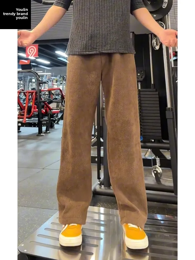 Мужские вельветовые брюки на флисовой подкладке, зимние, спортивные, кофейного цвета, повседневные, прямого кроя, в американском стиле
Мужские вельветовые брюки на флисовой подкладке, зимние, спортивные, кофейного цвета, повседневные, прямого кроя, в американском стиле