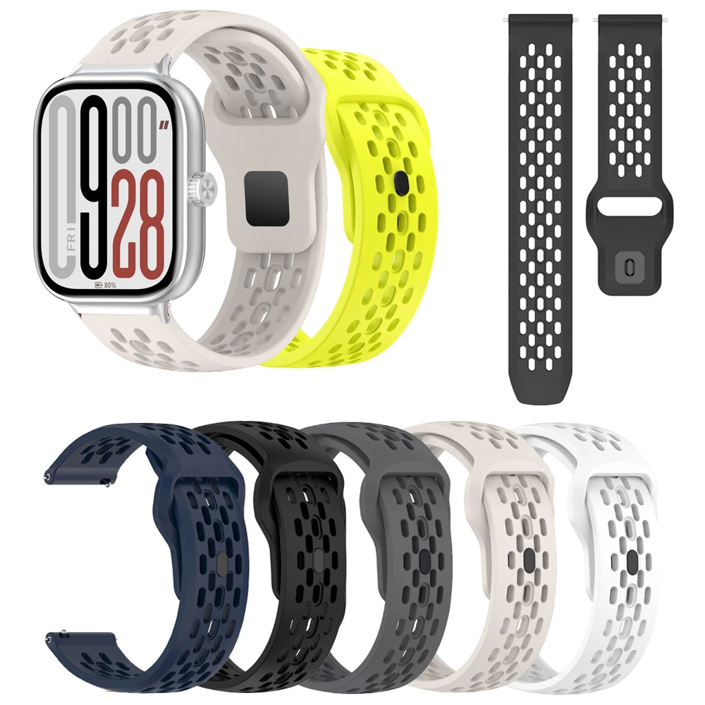 Дышащий силиконовый ремешок для Xiaomi Smart Band 8 9 Pro/Redmi Watch 6 5 4, аксессуары для часов
Дышащий силиконовый ремешок для Xiaomi Smart Band 8 9 Pro/Redmi Watch 6 5 4, аксессуары для часов