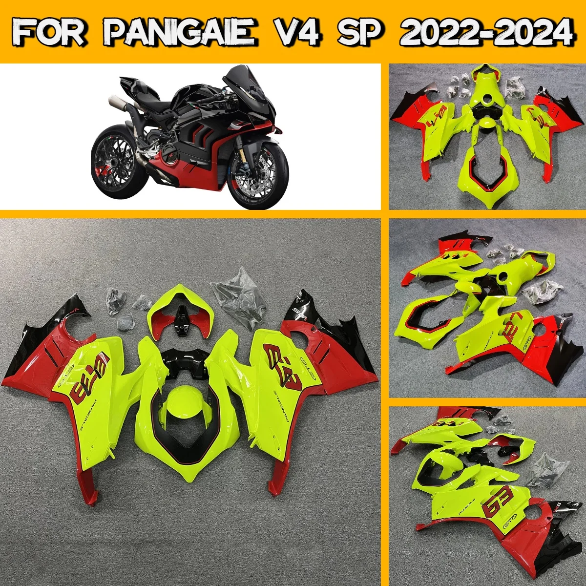Fairing Plastic Body Kit for 2022 2023 2024 Ducati Panigaie V4S Motorbike Plastic Component Fairings 22 23 24 Panigaie V4S
Fairing Plastic Body Kit for 2022 2023 2024 Ducati Panigaie V4S Motorbike Plastic Component Fairings 22 23 24 Panigaie V4S