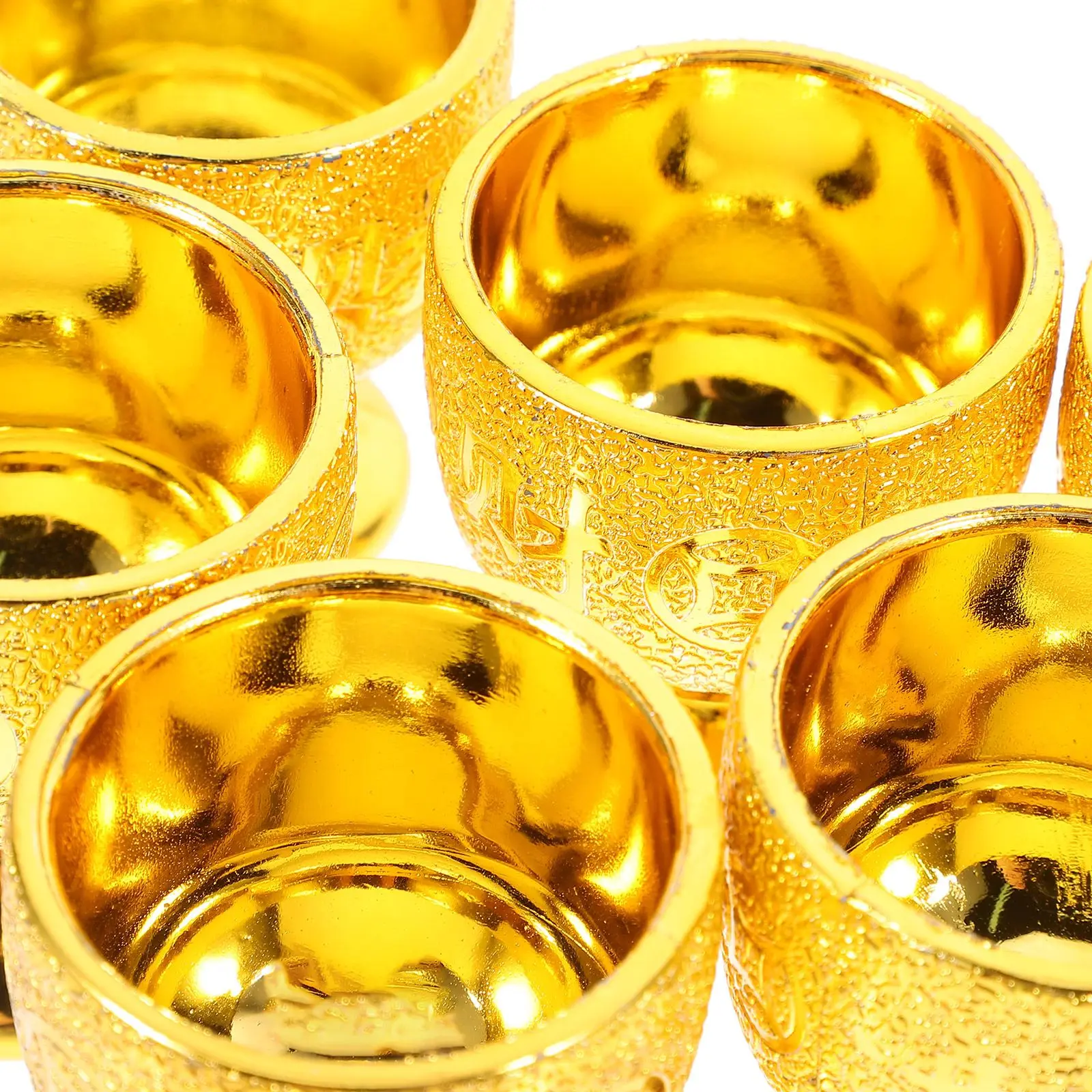 6 Pcs Golden Cups for Buddha Altar 30ml Highball Spirits Wear Resistant Offering Supplies Decorative Holy Small
6 Pcs Golden Cups for Buddha Altar 30ml Highball Spirits Wear Resistant Offering Supplies Decorative Holy Small
