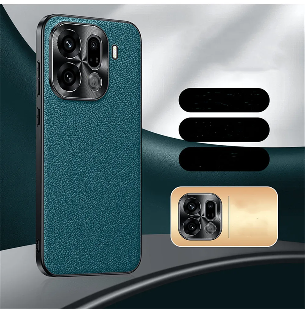 Чехол из натуральной кожи с текстурой личи для OPPO Find X9 Pro X9, деловая задняя крышка
Чехол из натуральной кожи с текстурой личи для OPPO Find X9 Pro X9, деловая задняя крышка