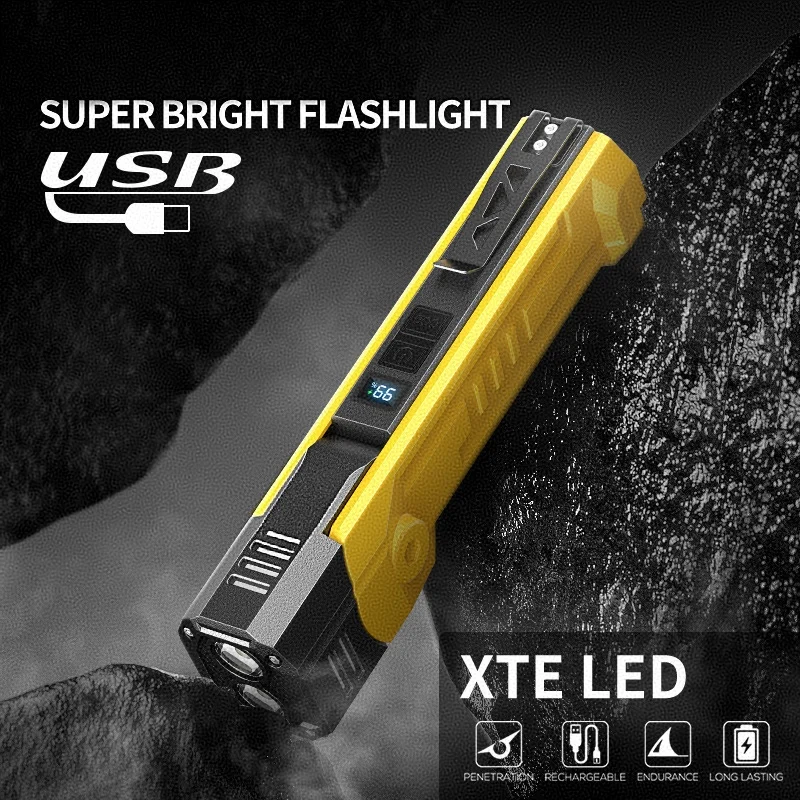 LED+COB Multifunctional Work Light, Type-C Rechargeable, Portable Magnetic Handheld Flashlight
LED+COB Multifunctional Work Light, Type-C Rechargeable, Portable Magnetic Handheld Flashlight