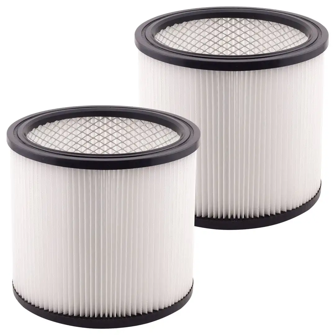 2 Pack Filter Cartridge Replacement Part 90304 90350 90333 Type U H12 Compatible with Wet & Dry Vacs
2 Pack Filter Cartridge Replacement Part 90304 90350 90333 Type U H12 Compatible with Wet & Dry Vacs