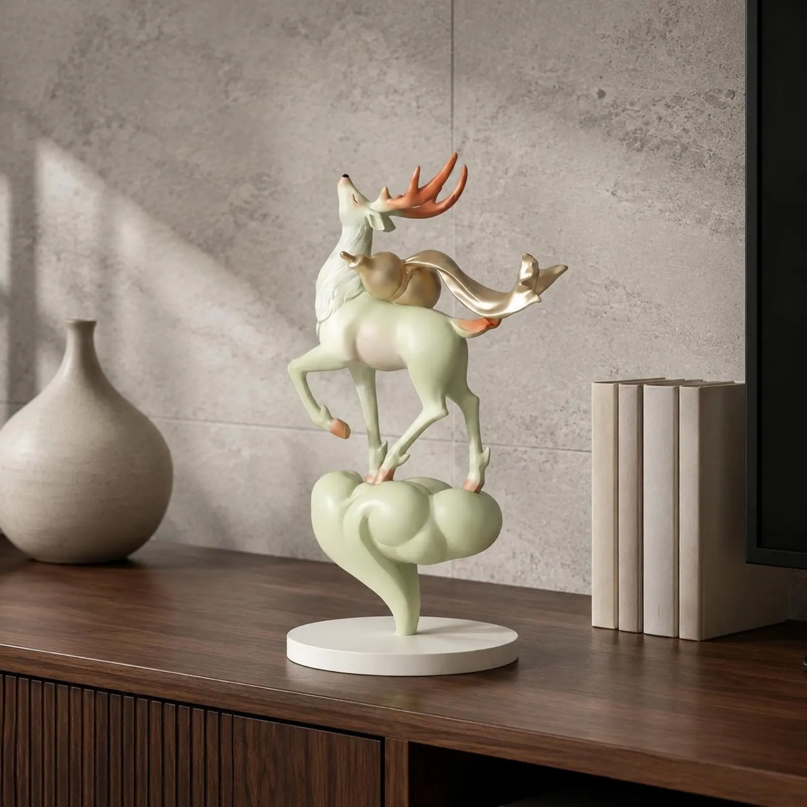 Deer Ornament Luxury Design Deer Statue Elk Sculpture Housewarming Gift Home Decor Polished Surface for TV Cabinet
Deer Ornament Luxury Design Deer Statue Elk Sculpture Housewarming Gift Home Decor Polished Surface for TV Cabinet