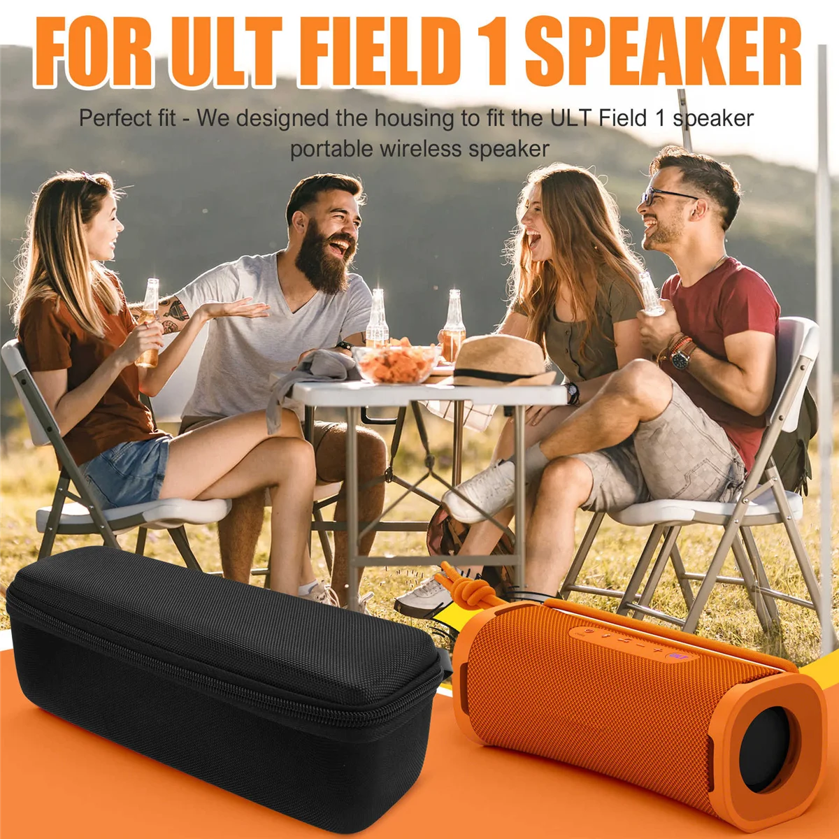 POP-lTravel Protective Case for Sony ULT FIELD 1 Wireless Speaker -Portable Storage
POP-lTravel Protective Case for Sony ULT FIELD 1 Wireless Speaker -Portable Storage