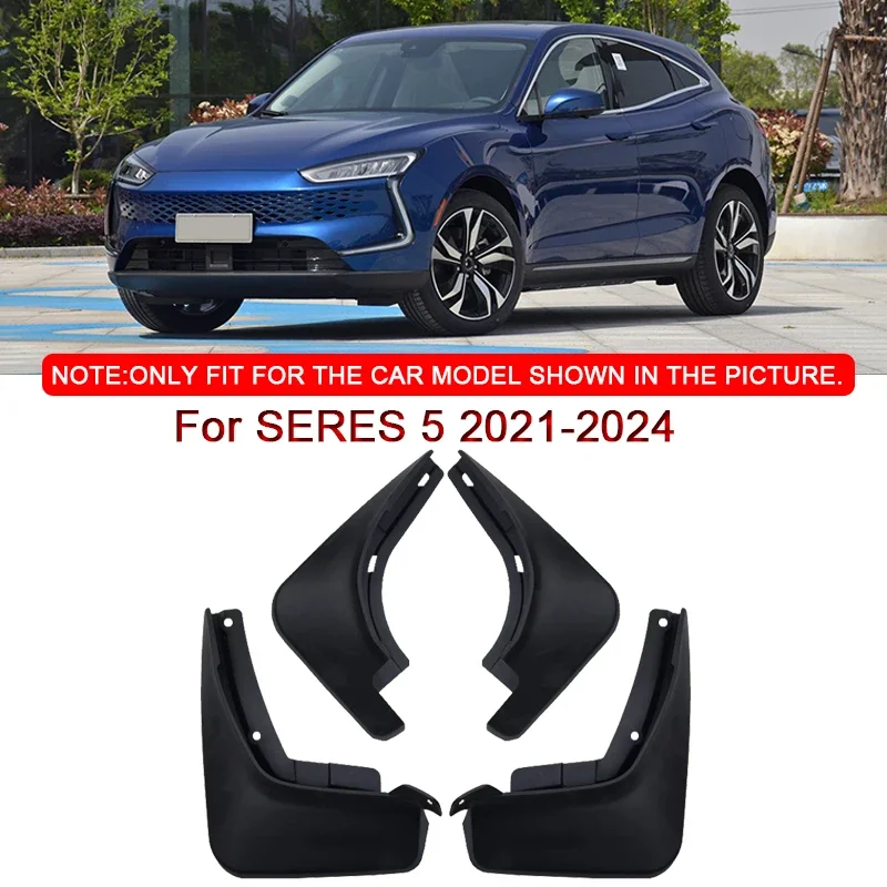Fit For SERES 5 2021-2023 2024 Car Styling ABS Car Mud Flaps Splash Guard Mudguards MudFlaps Front Rear Fender Auto Accessories
Fit For SERES 5 2021-2023 2024 Car Styling ABS Car Mud Flaps Splash Guard Mudguards MudFlaps Front Rear Fender Auto Accessories