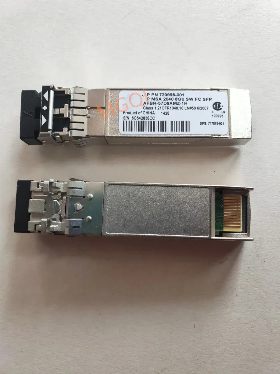 720998-001/AFBR-57D9AMZ-1H/717875-001/MSA 2040 8GB SW FC SFP C8R23A storage fiber module
720998-001/AFBR-57D9AMZ-1H/717875-001/MSA 2040 8GB SW FC SFP C8R23A storage fiber module