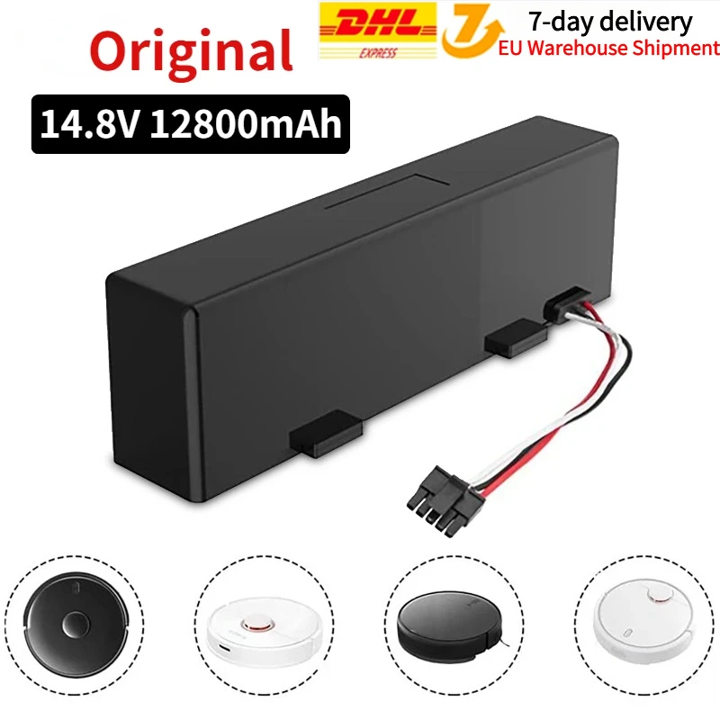 STYTJ02YM Battery Original 14.8V 6800mAh for Xiaomi Mop Pro Robot Vacuum Cleaner Replacement Battery for Yunmi MVVO1/Haier JX37
STYTJ02YM Battery Original 14.8V 6800mAh for Xiaomi Mop Pro Robot Vacuum Cleaner Replacement Battery for Yunmi MVVO1/Haier JX37