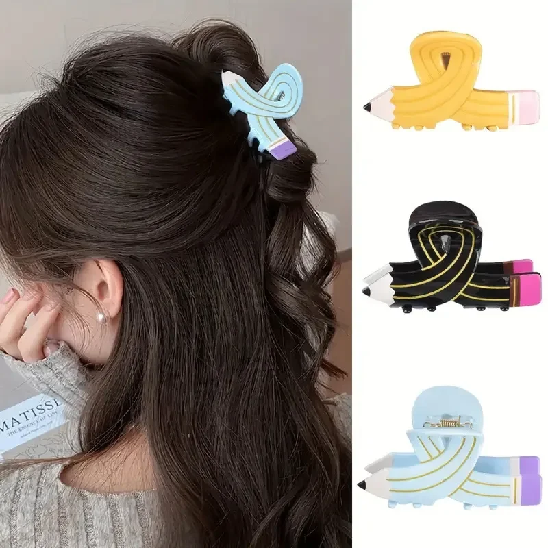 Cute pencil hairpin simulation grab clip cute hairpin cartoon crab clip school season gift ladies party hair accessories
Cute pencil hairpin simulation grab clip cute hairpin cartoon crab clip school season gift ladies party hair accessories