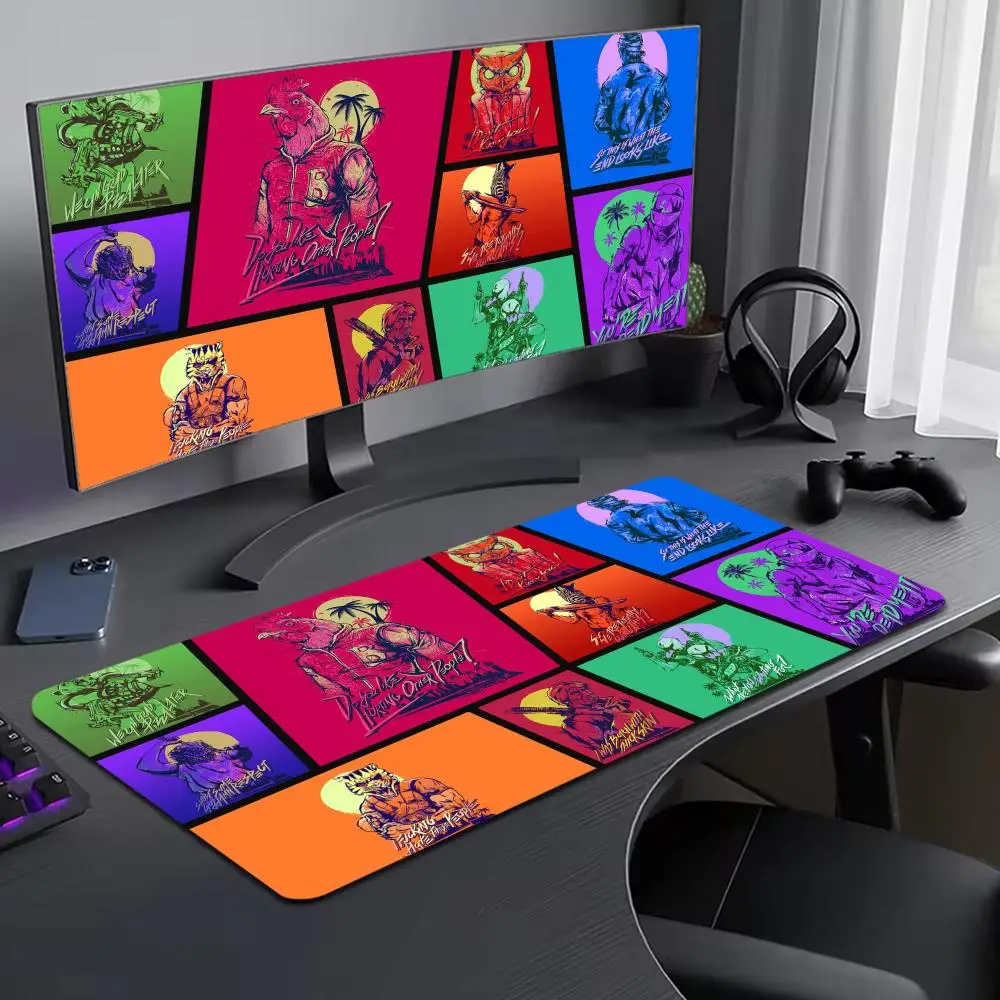 Коврик для мыши Game Hotline Miami, большой коврик для компьютерной мыши, офисный XXL, нескользящий настольный коврик для мыши, клавиатура, резиновый игровой коврик
Коврик для мыши Game Hotline Miami, большой коврик для компьютерной мыши, офисный XXL, нескользящий настольный коврик для мыши, клавиатура, резиновый игровой коврик